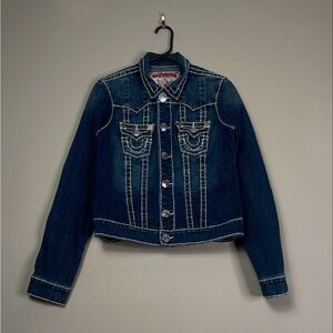 True Religion Women's Blue Denim Jacket